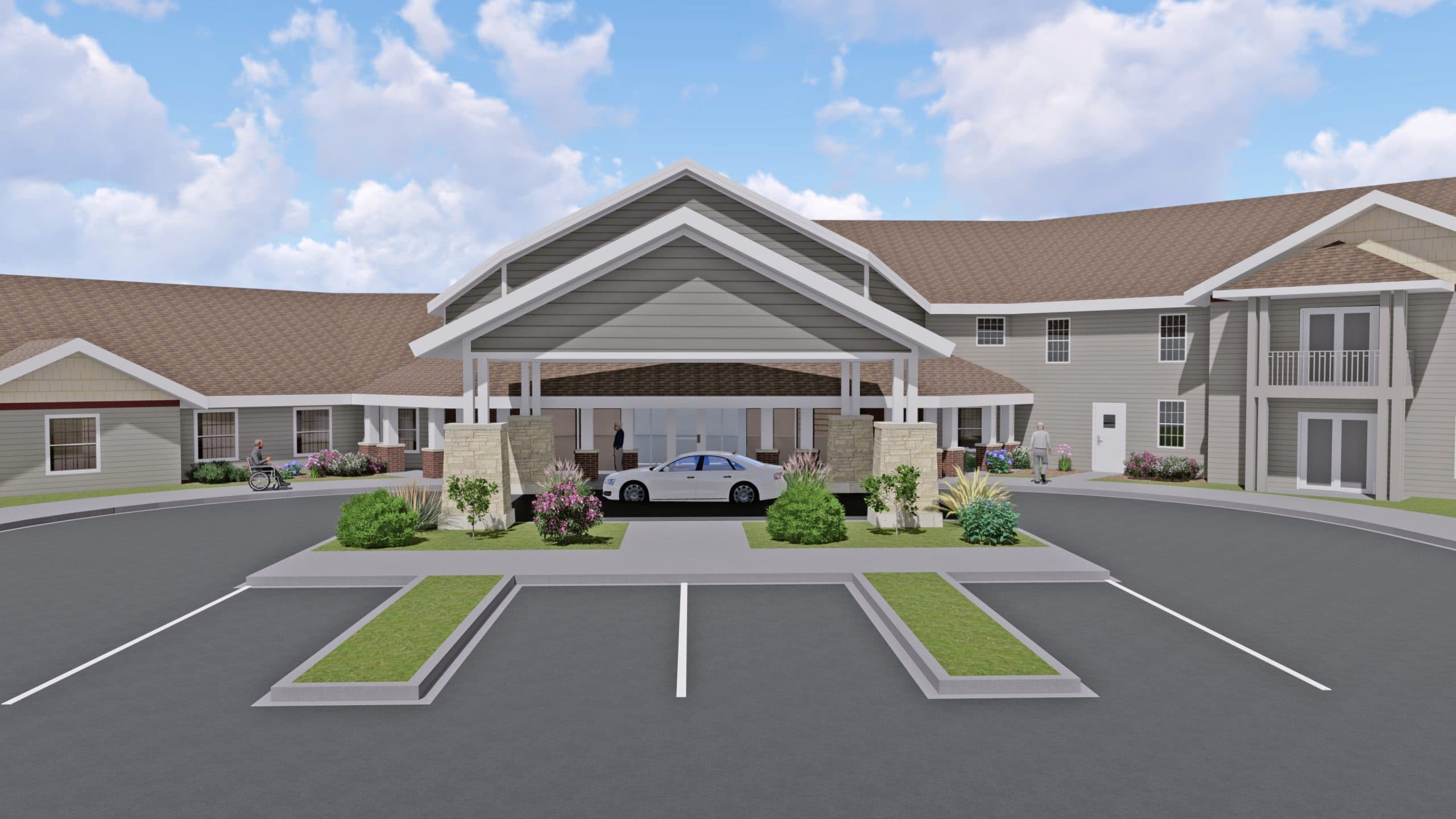 Sioux Center Health On Caring For Its Community - Crown Pointe Main Entrance 2 Scaled
