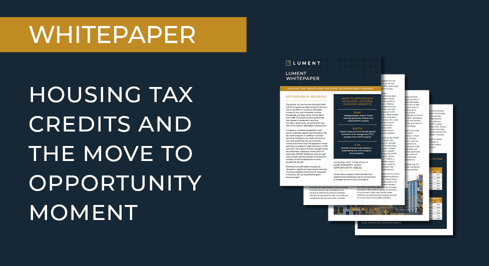Whitepaper: Housing Tax Credits And The Move To Opportunity Moment - Whitepaper Affordable Housing Featured Image 1
